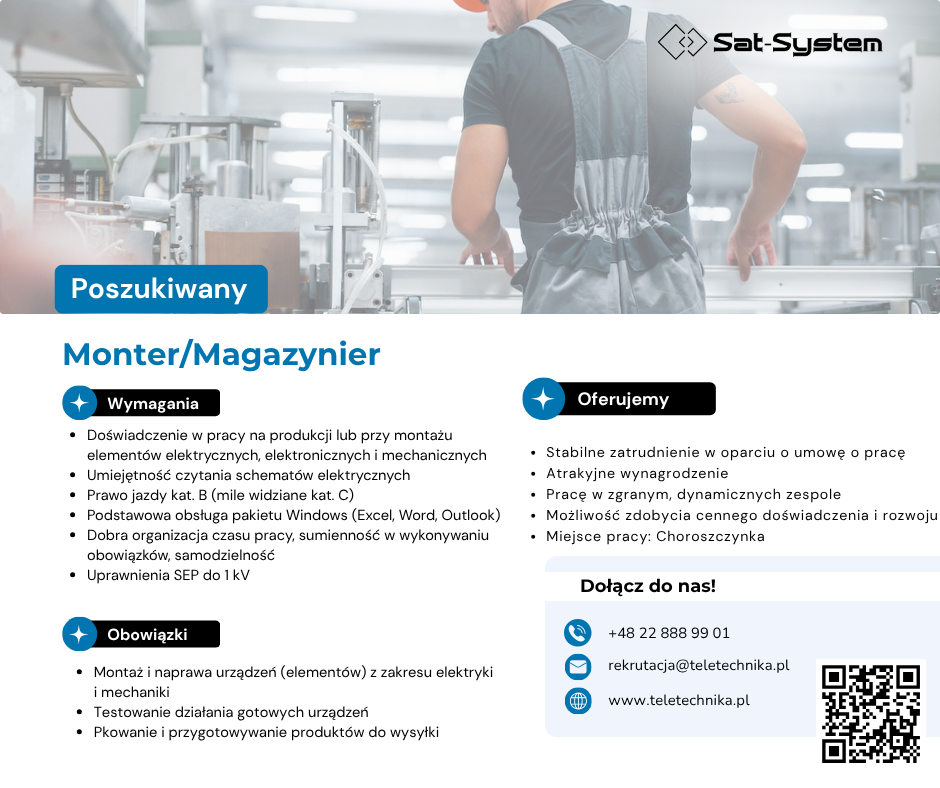Monter Magazynier